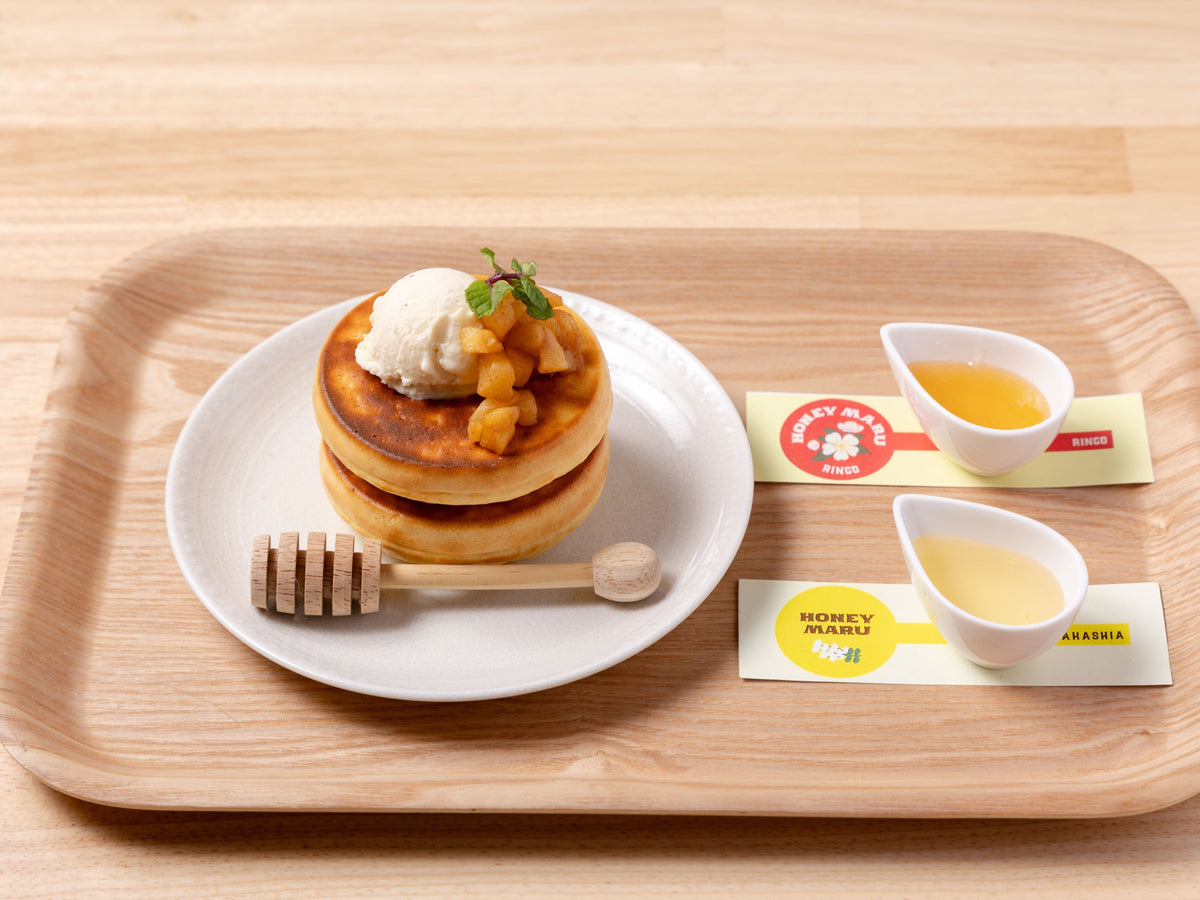蜜蜂うさぎ♡蜂蜜パンケーキ 楽天市場】パンケーキ（巣蜜・コムハニー｜はちみつ・ハニー
