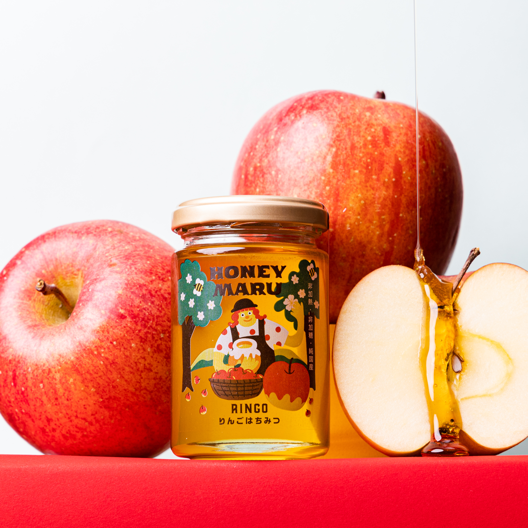 青森県産りんごはちみつ ｜ 国産はちみつ(蜂蜜) 専門店 HONEYMARU (は